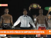 Huanchaco: noche de box calentó a público en campeonato interdistrital