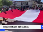 Cajamarca rinde homenaje a la bandera y a Francisco Bolognesi