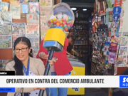 Cajamarca: operativo en contra del comercio ambulante