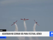 Chiclayo: acuerdan no cerrar vía para festival aéreo