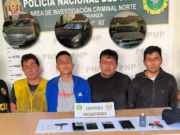 Trujillo: Detienen a cuatro sujetos con tres autos robados