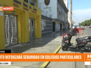 Trujillo: Ejército reforzará seguridad en colegios particulares