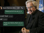 Desmienten la muerte del escritor Noam Chomsky