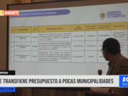 La Libertad: GORE transfiere presupuesto a pocas municipalidades