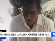 Trujillo: buscan a hombre que se llevó libros por más de S/6 mil
