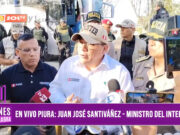 ”Nosotros no trabajamos por un tema de popularidad, sino para que la población se sienta segura”: Juan José Santiváñez, ministro del Interior.