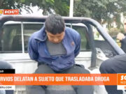 Trujillo: nervios delatan a sujeto que trasladaba droga