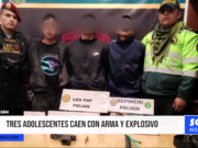 Adolescentes retenidos con arma y explosivo en San Salvador de Paiján