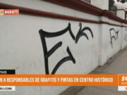 Buscan a responsables de grafitis y pintas en centro histórico