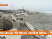 Trujillo: urge presupuesto para atender erosión en Taquila