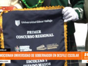 Trujillo: promocionan universidad de gobernador en desfile escolar