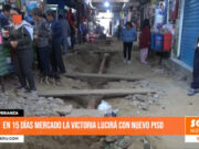 La Esperanza: en 15 días mercado La Victoria lucirá con nuevo piso