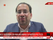 Analista político Enzo Helguera: “A los partidos les interesan más asegurar votos que recibir afiliados honestos”