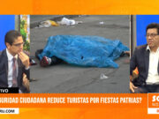 ¿Inseguridad ciudadana reduce turistas por Fiestas Patrias?