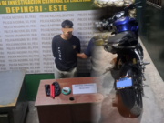 Detienen a joven con explosivos en El Porvenir tras persecución policial