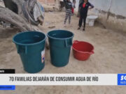 Chiclayo: 70 familias dejarán de consumir agua de río