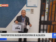 Chiclayo: Transportistas buscan revocatoria de alcaldesa