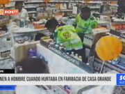 Ascope: detienen a hombre cuando hurtaba en farmacia de Casa Grande