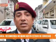 Cajamarca: Policía Nacional recomienda no manejar en estado de ebriedad durante Fiestas Patrias