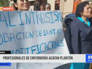 Cajamarca: profesionales de enfermería acatan plantón
