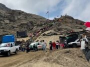 Trujillo: izan pabellón nacional en Cerro Cabras