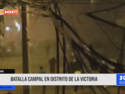 Chiclayo: batalla campal en distrito de La Victoria