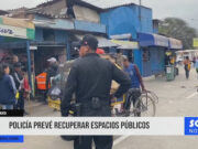 Chiclayo: policía prevé recuperar espacios públicos