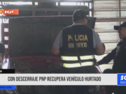 Trujillo: Con descerraje, PNP recupera vehículo hurtado