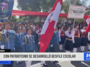 Cajamarca: con patriotismo se desarrolló desfile escolar