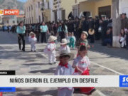 Cajamarca: niños dieron el ejemplo en desfile