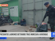 Trujillo: Dos presuntos ladrones detenidos tras ingresar a viviendas