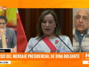 Análisis del mensaje presidencial de Dina Boluarte
