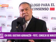 «Rechazamos que exista desbalance patrimonial de la presidente Dina Boluarte y me sorprende que la carpeta de la Contraloría se haga pública”: Gustavo Adrianzén, presidente del Consejo de Ministros