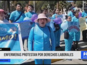 Huaraz: enfermeras protestan por derechos laborales