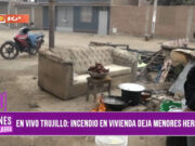 Incendio en La Esperanza deja menores heridos y destruye vivienda