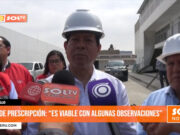 Trujillo: “La ley de prescripción es viable con algunas observaciones”