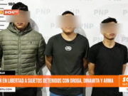 Trujillo: dejan en libertad a sujetos detenidos con droga, dinamita y arma