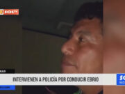 Trujillo: intervienen a policía por conducir ebrio