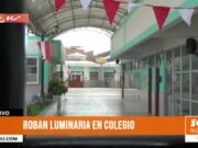 Trujillo: roban luminaria en Colegio Niño Jesús