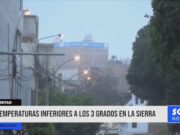 La Libertad: temperaturas inferiores a los 3 °C grados en la sierra