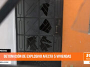 La Esperanza: detonación de explosivo afecta cinco viviendas