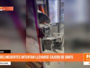 Trujillo: Delincuentes intentan llevarse cajero de grifo