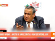 Nacional: premier defiende a ministro de Agricultura tras anuncio de interpelación