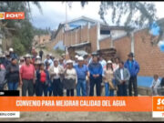 Áncash: Convenio para mejorar calidad del agua