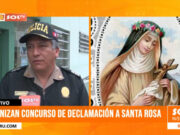 Comisaría de El Alambre organiza concurso de declamación en honor a Santa Rosa de Lima
