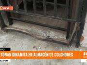 Trujillo: detonan dinamita en almacén de colchones