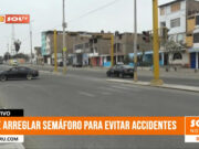 Urge reparar semáforo averiado en Trujillo para evitar accidentes