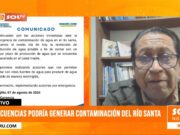 La Libertad: consecuencias podría generar contaminación del río Santa