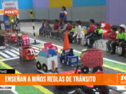 Trujillo: enseñan a niños reglas de tránsito en Av. Villarreal