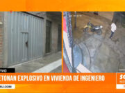 Trujillo: Detonan explosivo en vivienda de ingeniero en Urb. Chimú